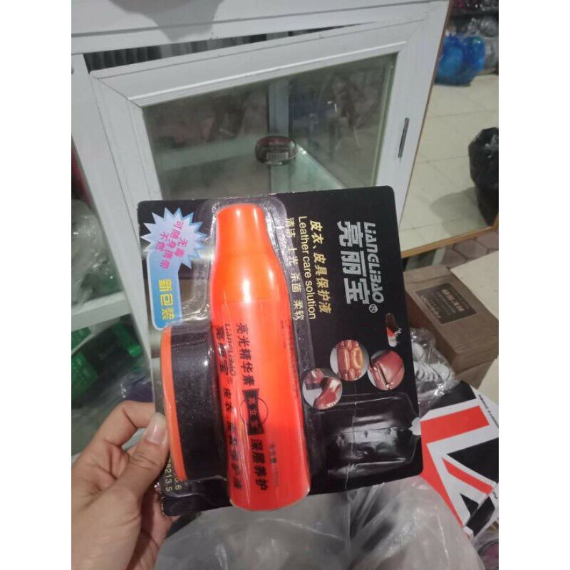 Xi nước đánh bóng giày da , áo da , túi xách