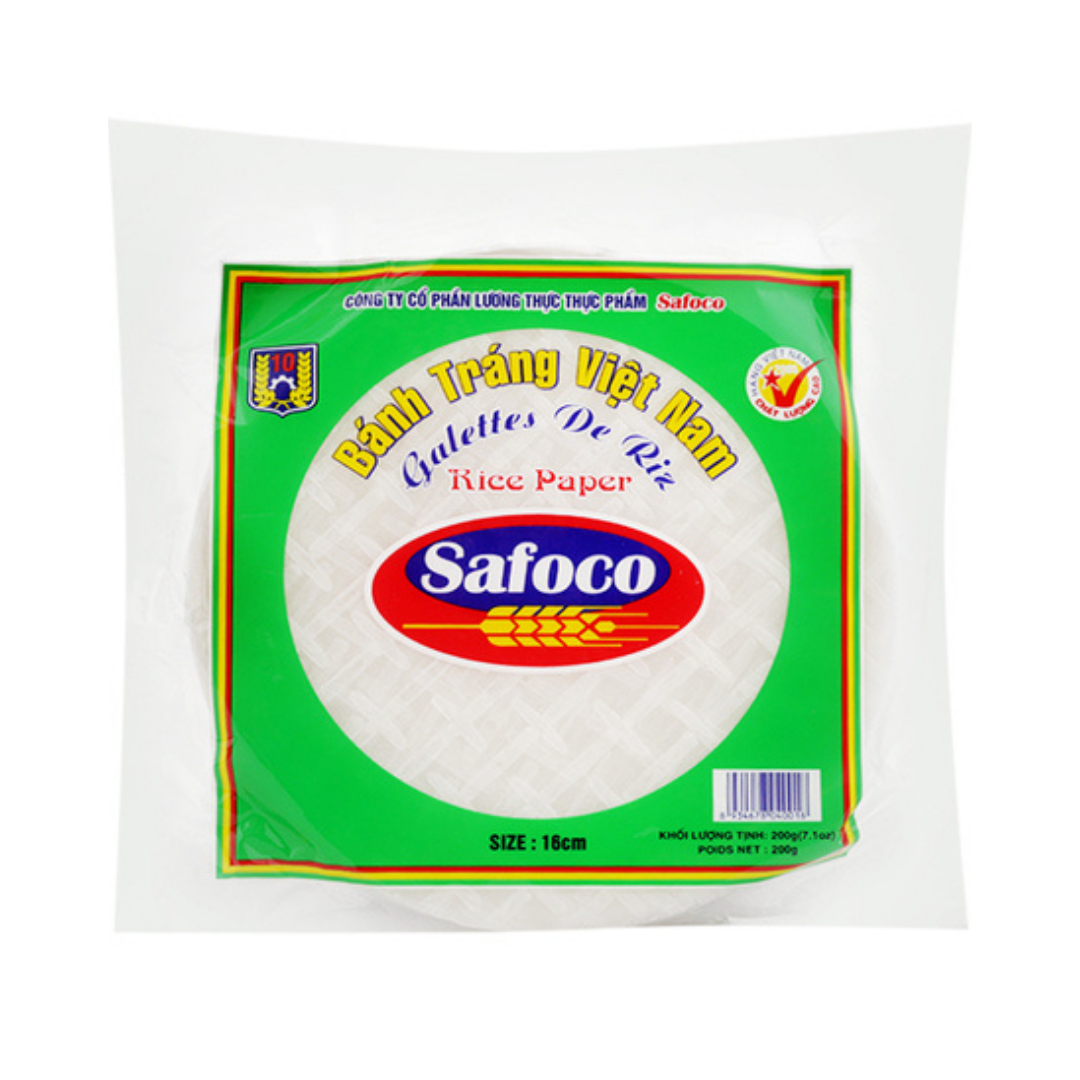 Combo 2 gói bánh tráng Safoco 200g size nhỏ