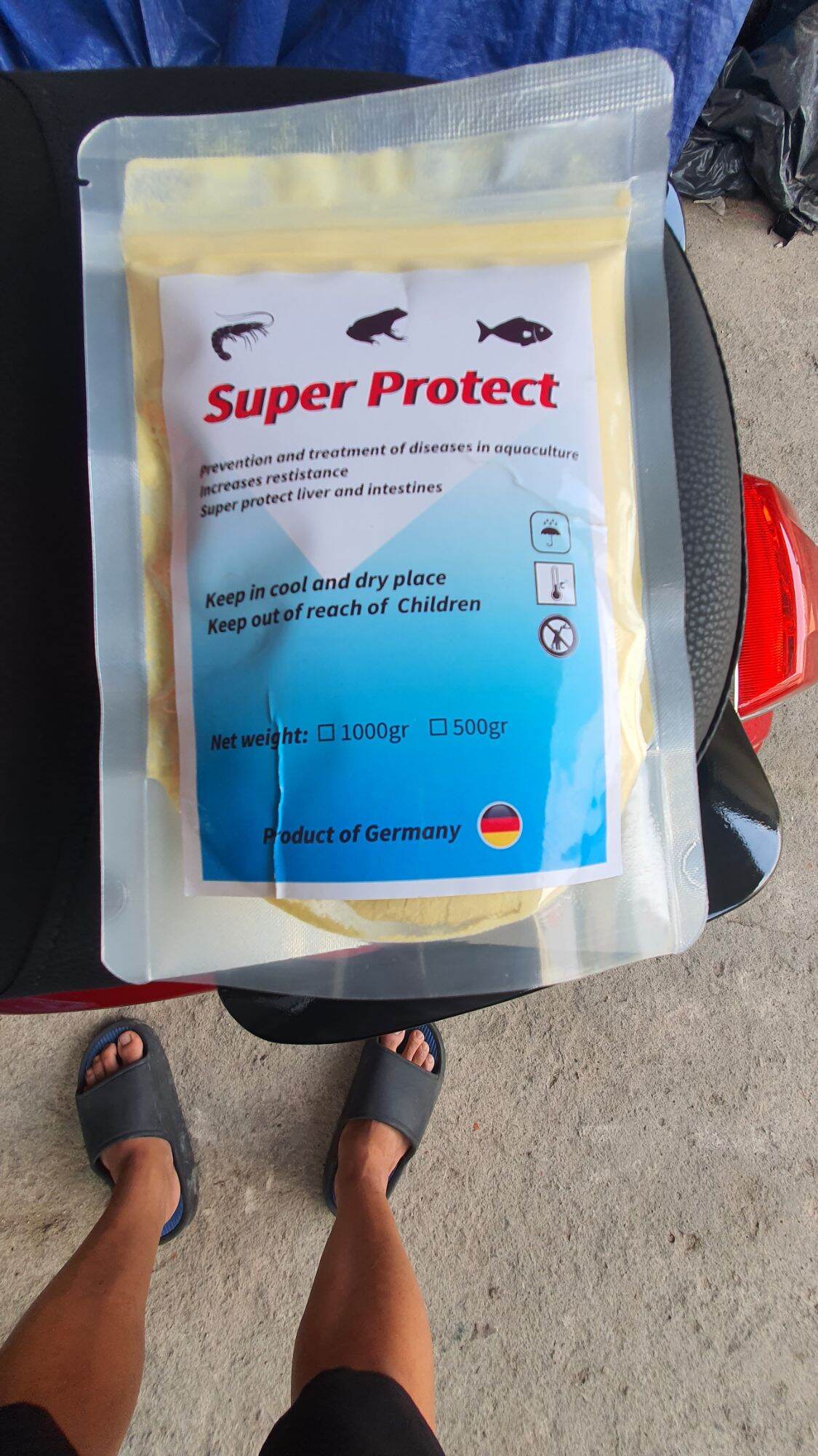 Super protect chuyên ngừa trị phân trắng,các bệnh ruột gan trên tôm cá,ếch,lươn