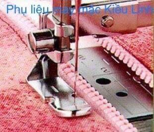 Chân vịt máy gia đình con bướm may dây kéo