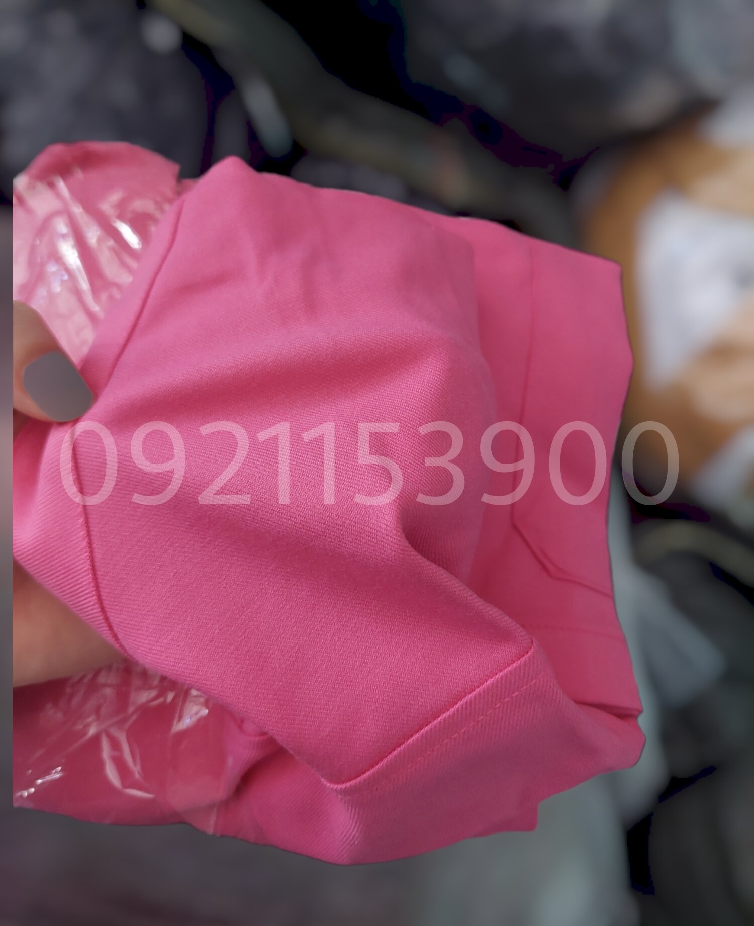 Đồng phục spa màu hồng sen