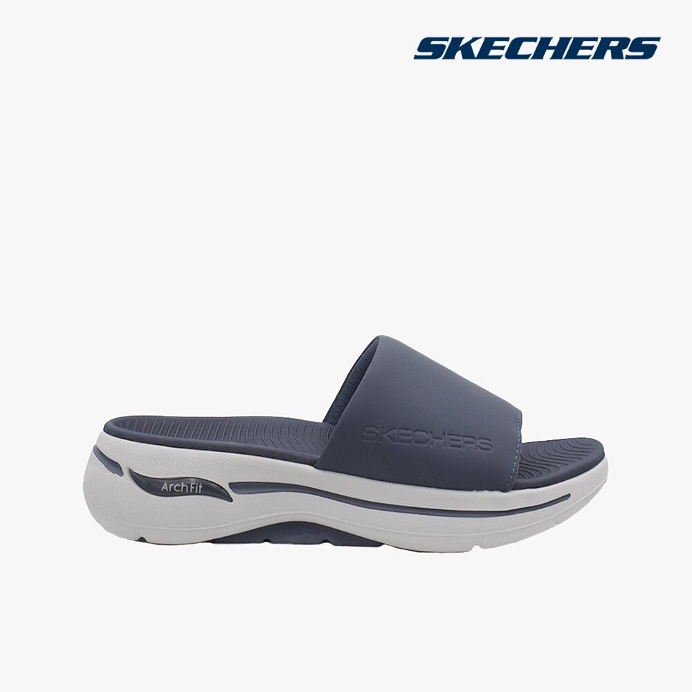 SKECHERS - Dép nam quai ngang Go Walk Arch Fit NVY-229061