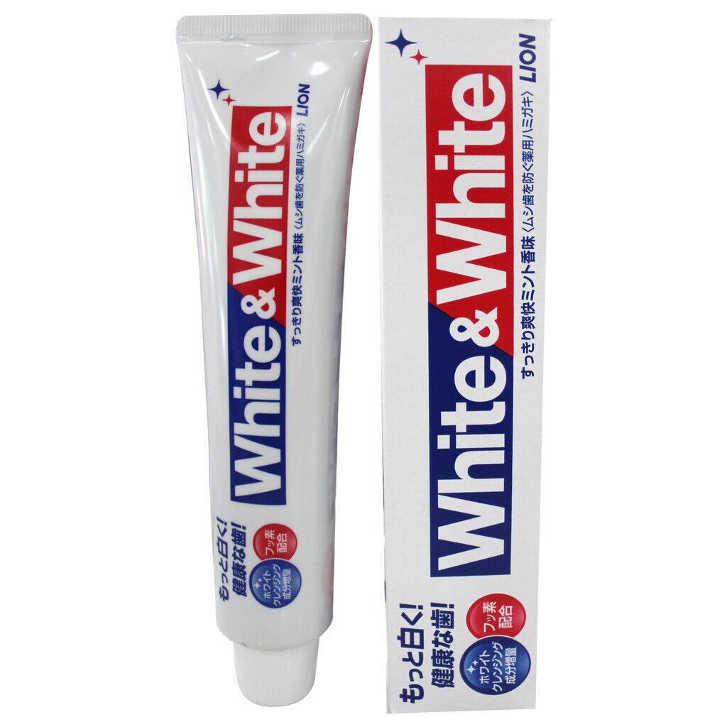 Kem đánh răng Lion White & White 150g