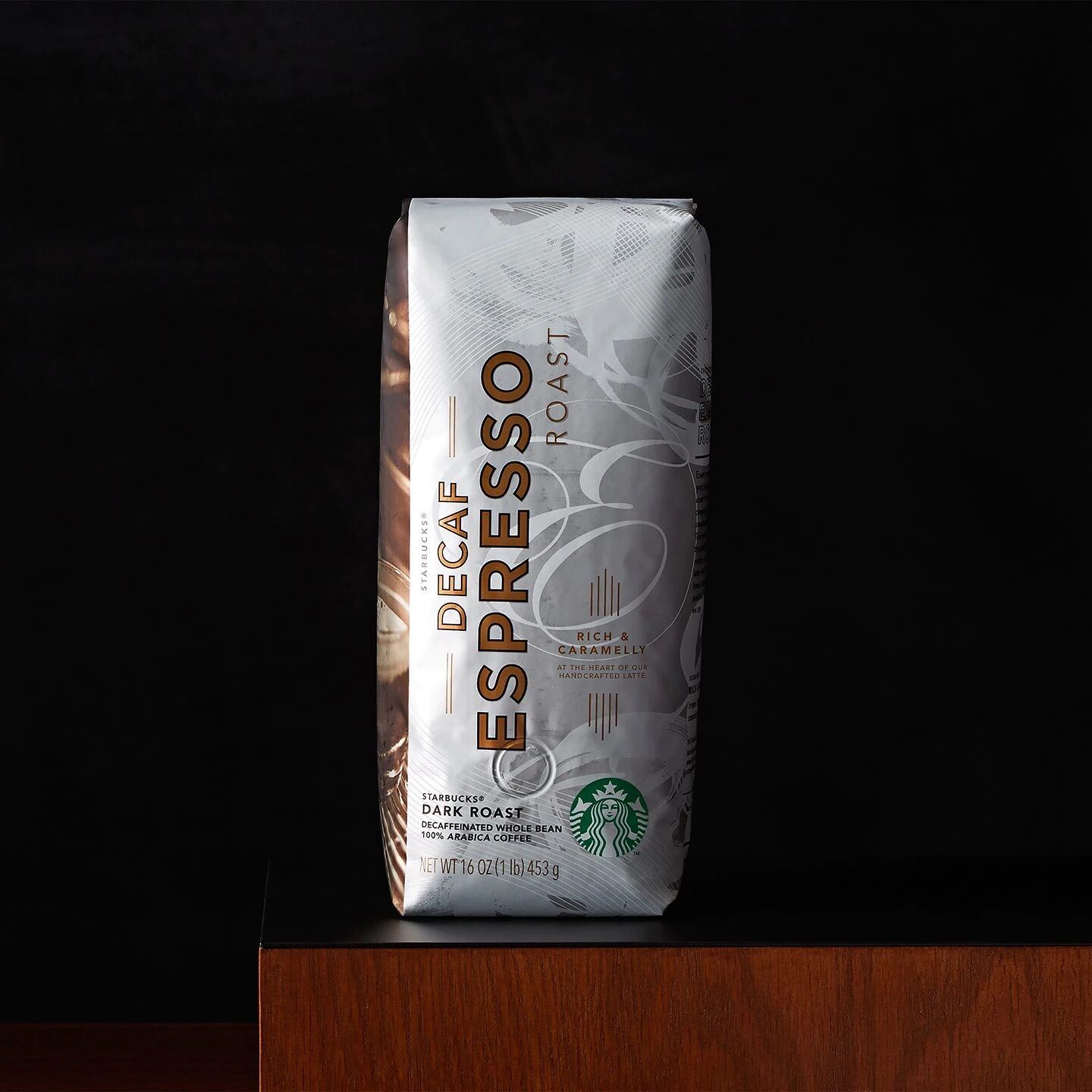 Cà phê hạt Starbucks Decaf Espresso Roast 453g (100% arabica)