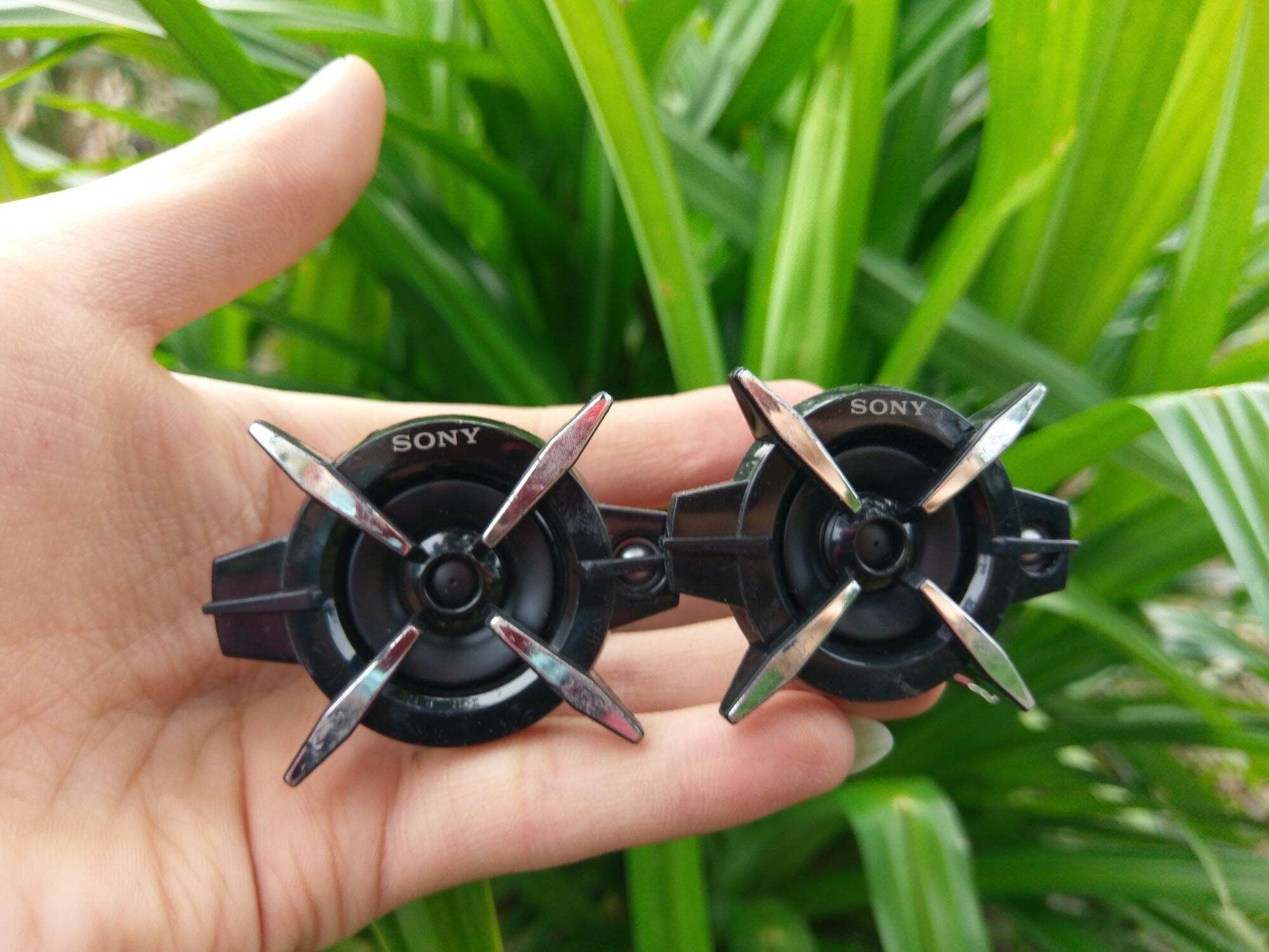 Loa trép ô tô Sony 4 cánh nhỏ, Từ NEO kèm trép phụ Thạch anh