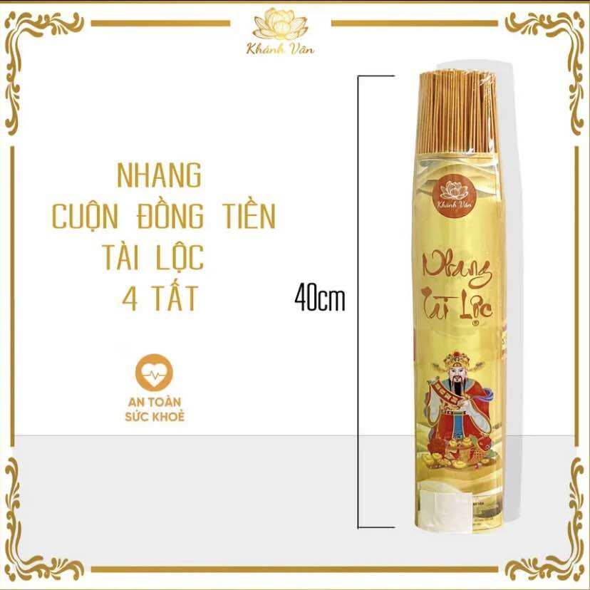 Nhang Vàng Cuộn Đồng Tiền Khánh Vân