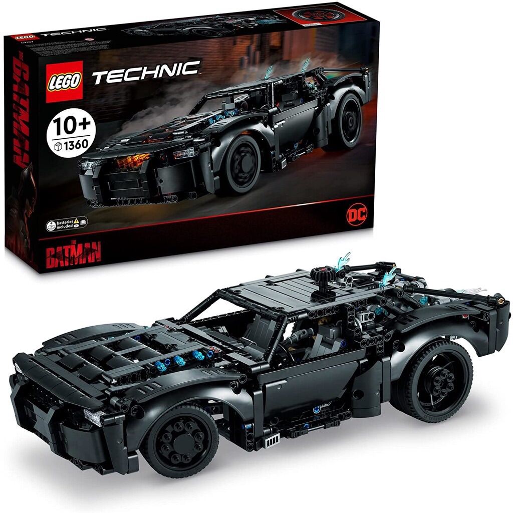 Đồ chơi lắp ráp LEGO xe Technic The Batman – Batmobile 42127-1360 chi tiết