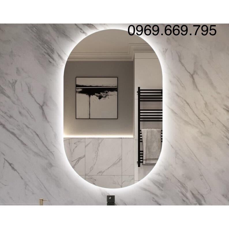 Gương nhà tắm đèn led 🔥𝗛𝗔̀𝗡𝗚 𝗖𝗢́ 𝗦𝗔̆̃𝗡🔥, gương nhà tắm đèn led