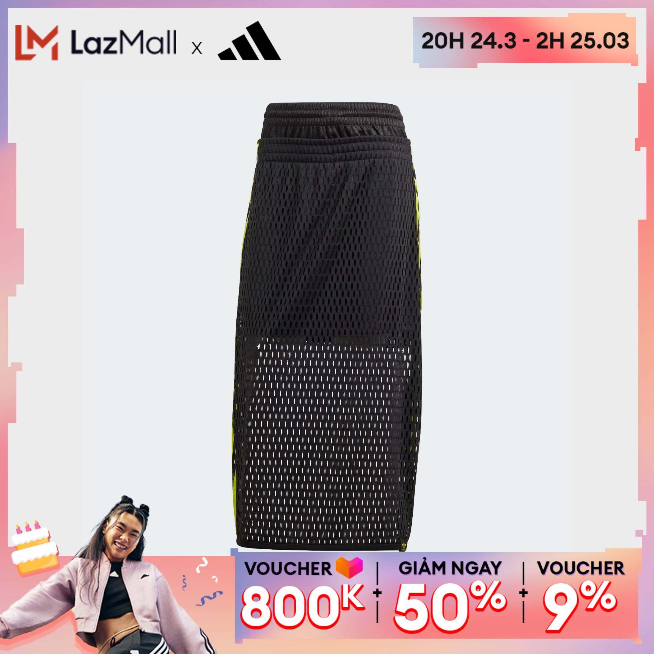 adidas Phong cách sống Chân Váy Pique Nữ Đen IJ5019