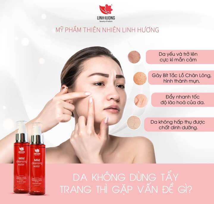 Nước tẩy trang Linh Hương (chính hãng)