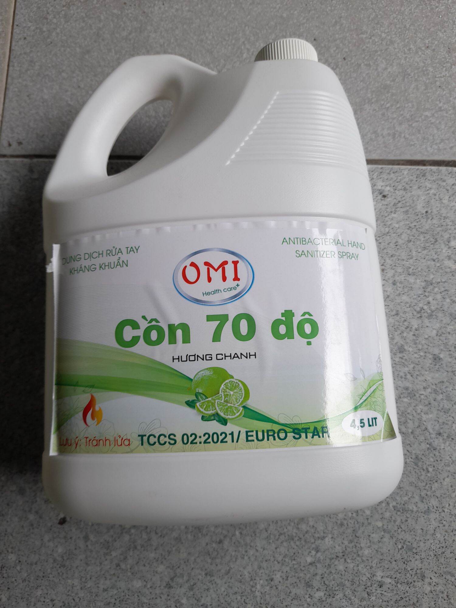 Cồn sát khuẩn 70° omi bình 4.5l