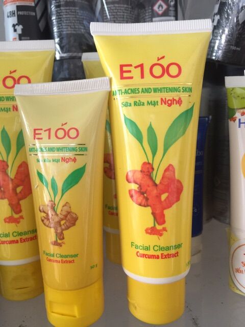 SỮA RỮA MẶT E100 NGHỆ tuýp 100g