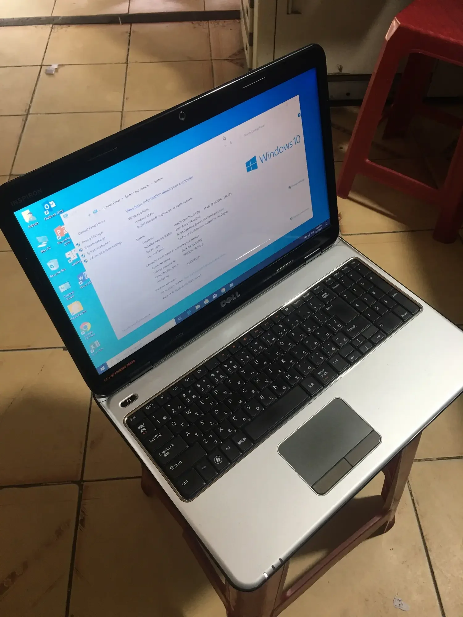 Laptop dell xách tay nhật nguyên bản dell5010