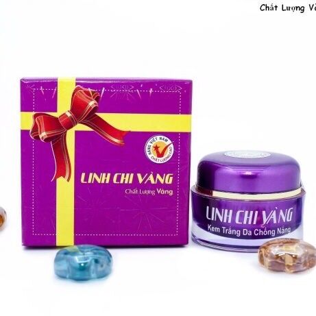 Kem trắng da chống nắng linh chi vàng 22g