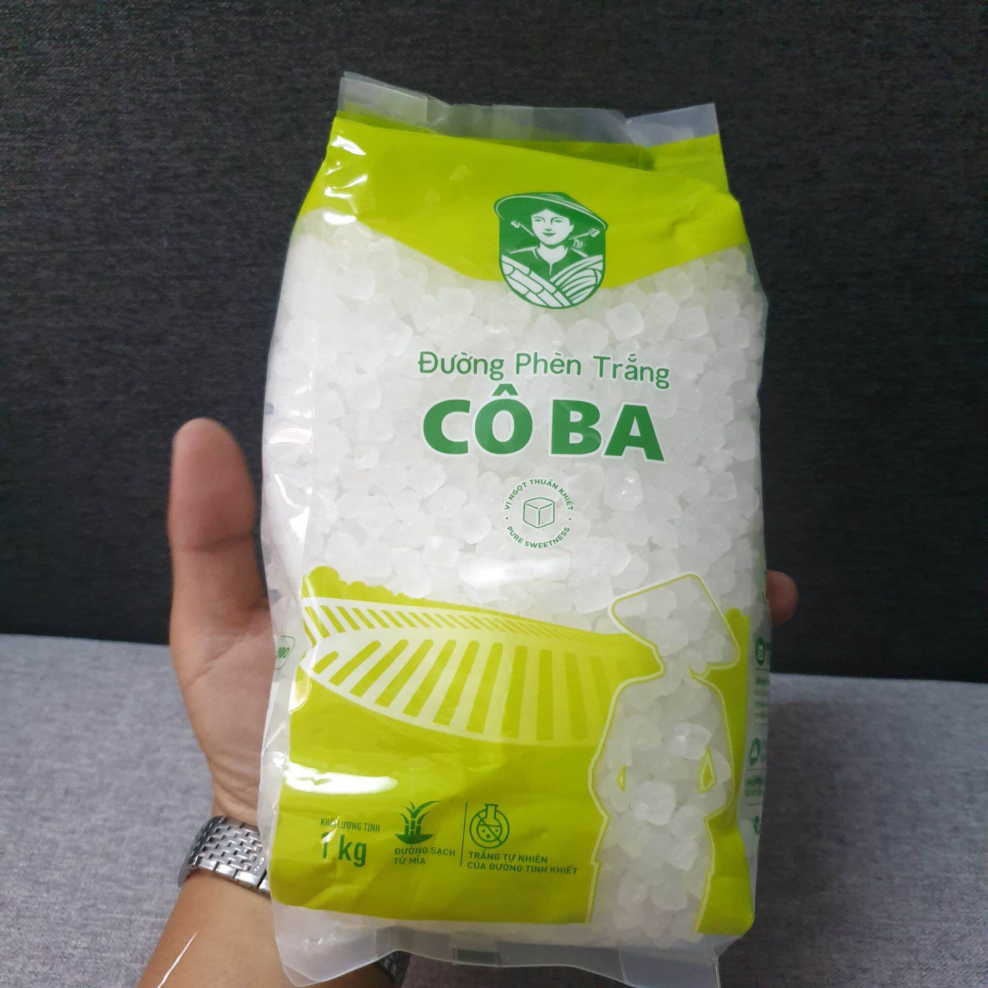 Đường phèn Cô Ba Biên Hòa túi 1kg