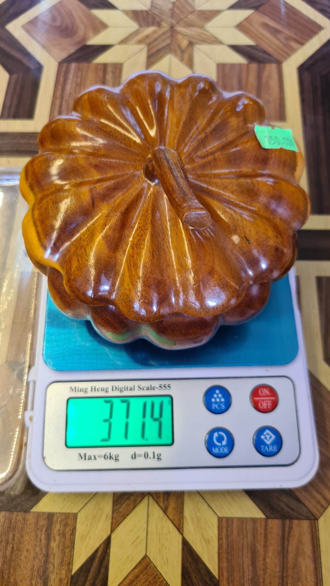 Đồ gỗ - Thố gỗ Hương Quả Bí