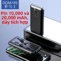 Pin Sạc Dự Phòng Siêu Mỏng Nạp Nhanh Có Nhiều Cổng