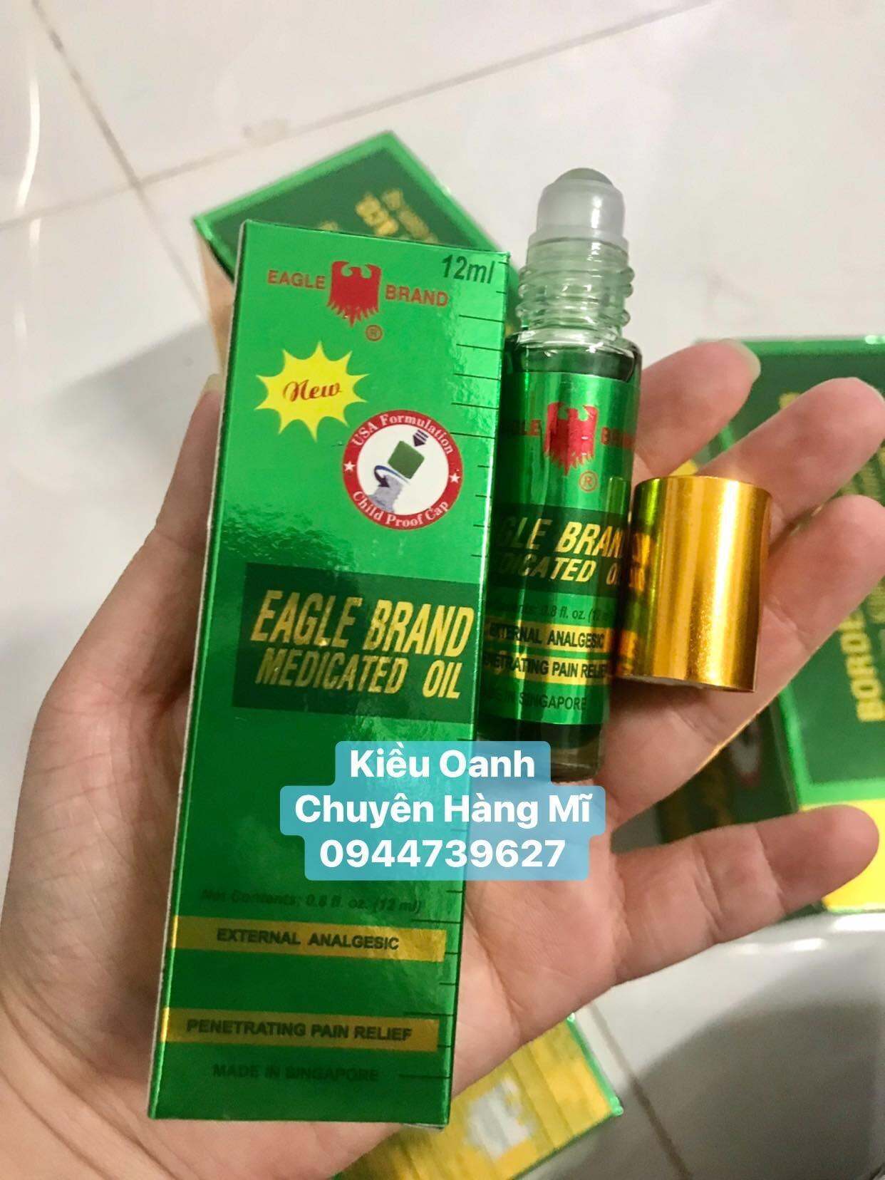 Dầu Gió Xanh Mỹ dạng lăn 12ml