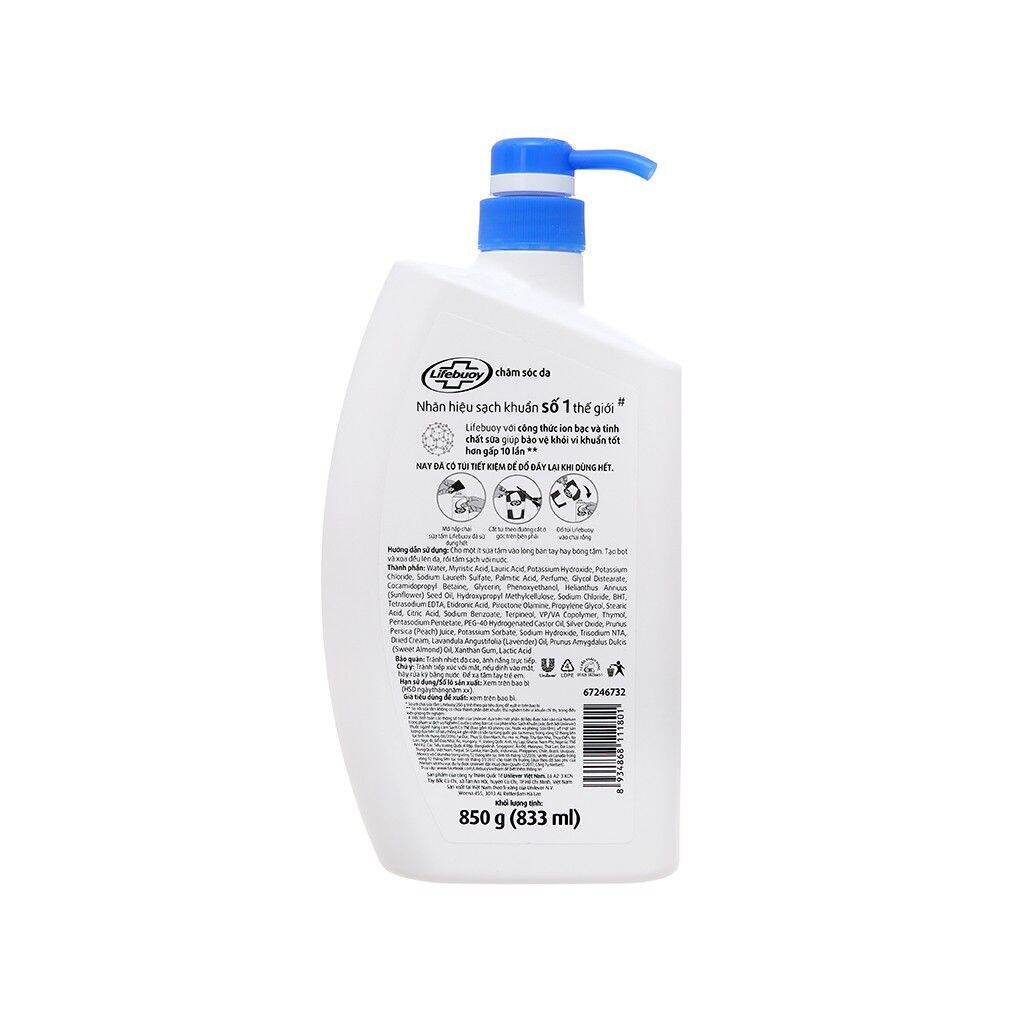 SỮA TẮM LIFEBUOY CHAI 850G