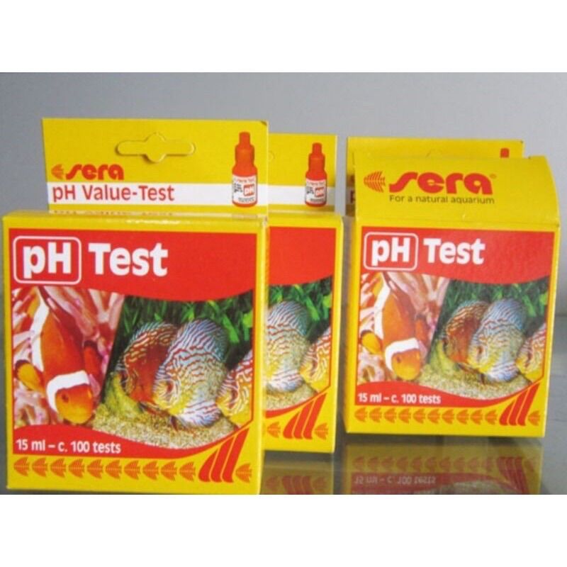 BỘ TEST pH SERA ( ĐỨC), ĐO pH TRONG NƯỚC AO NUÔI THUỶ SẢN, THUỶ SINH, THUỶ CANH, SAN HÔ