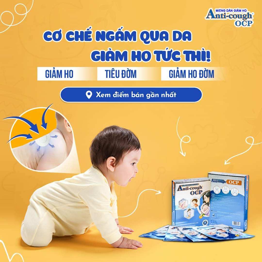 miếng dán giảm ho thảo dược anti cough