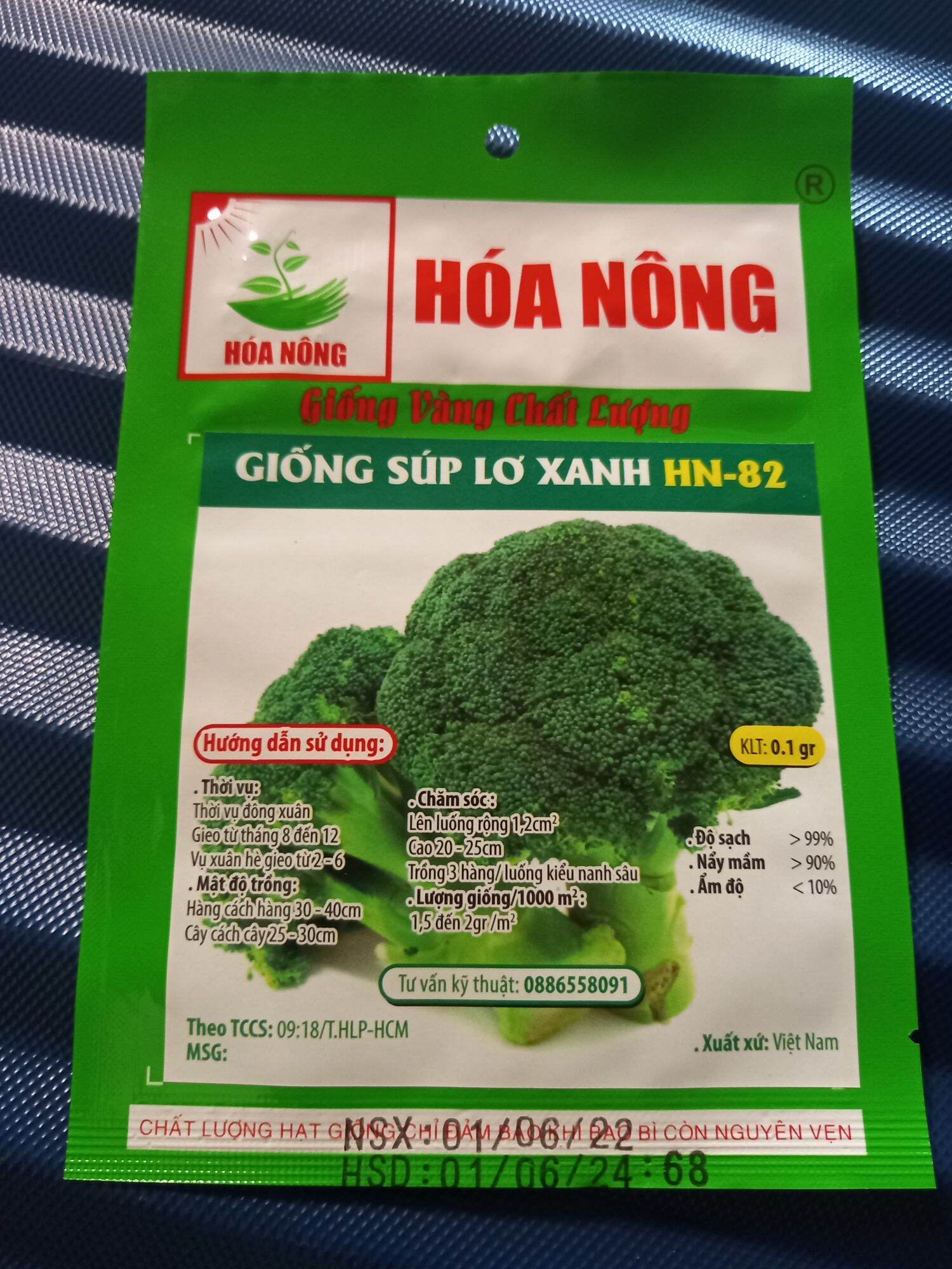 Hạt súp lơ xanh giống chịu nhiệt