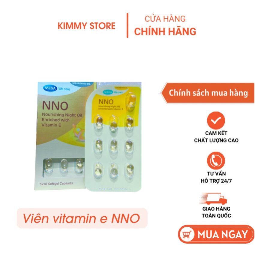 01 viên vitamin e NNO dầu dưỡng