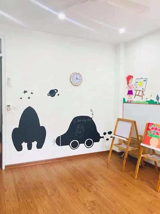 set 01 bảng decal bảng đen