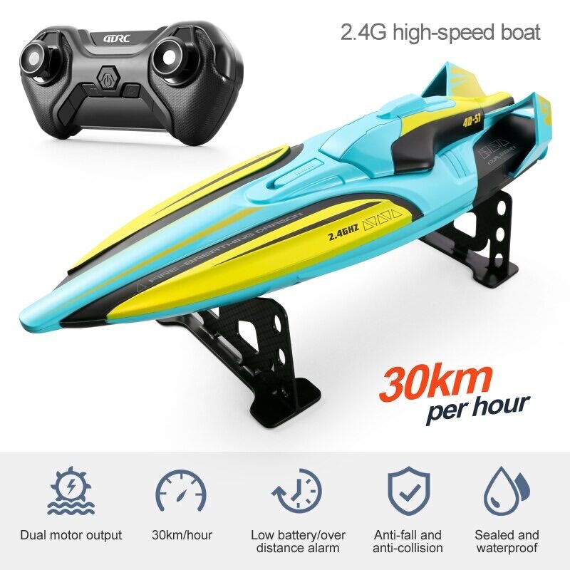 Tàu Cano điều khiển S1 tốc độ cao 30km/h ( tặng kèm đế trưng bày)