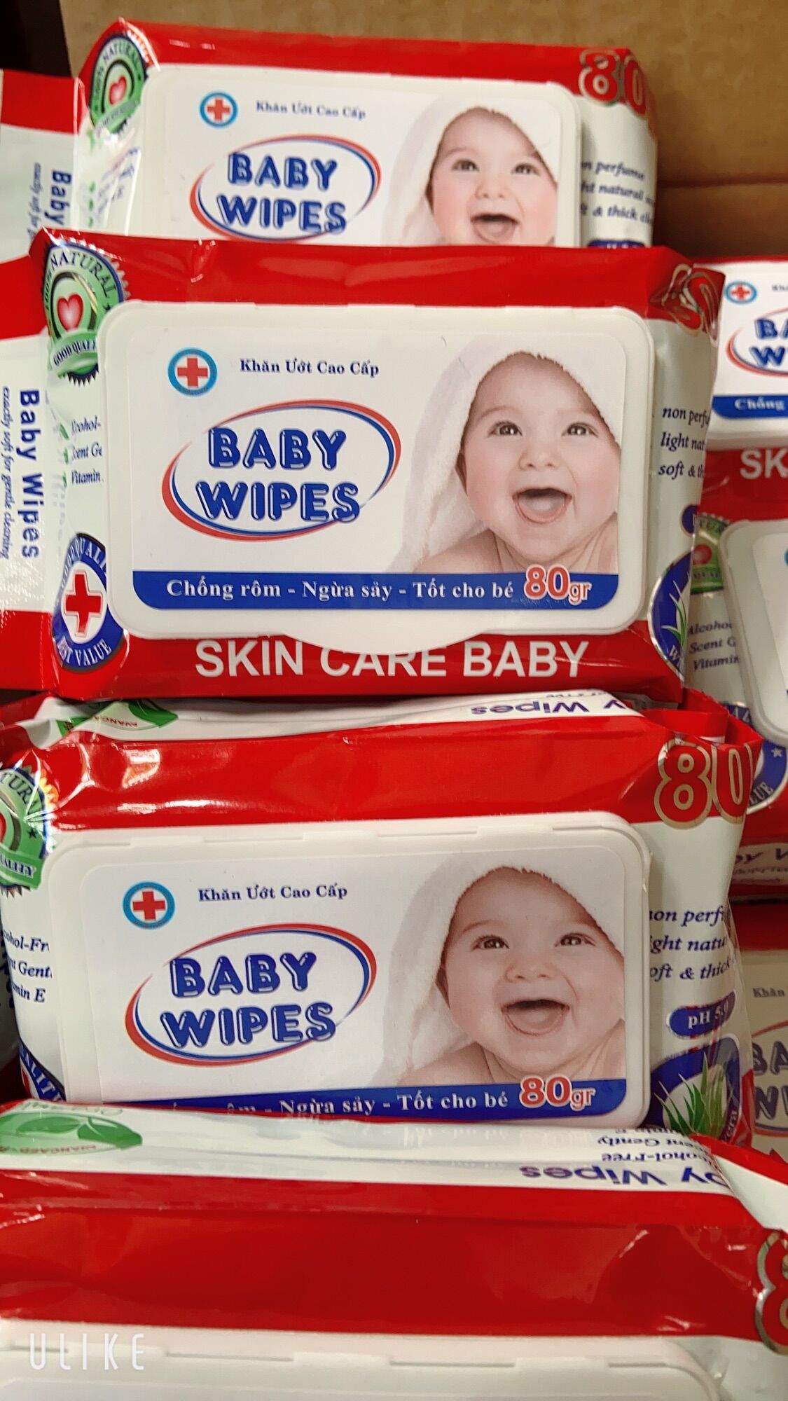Khăn ướt Baby Wipes gói 80 tờ