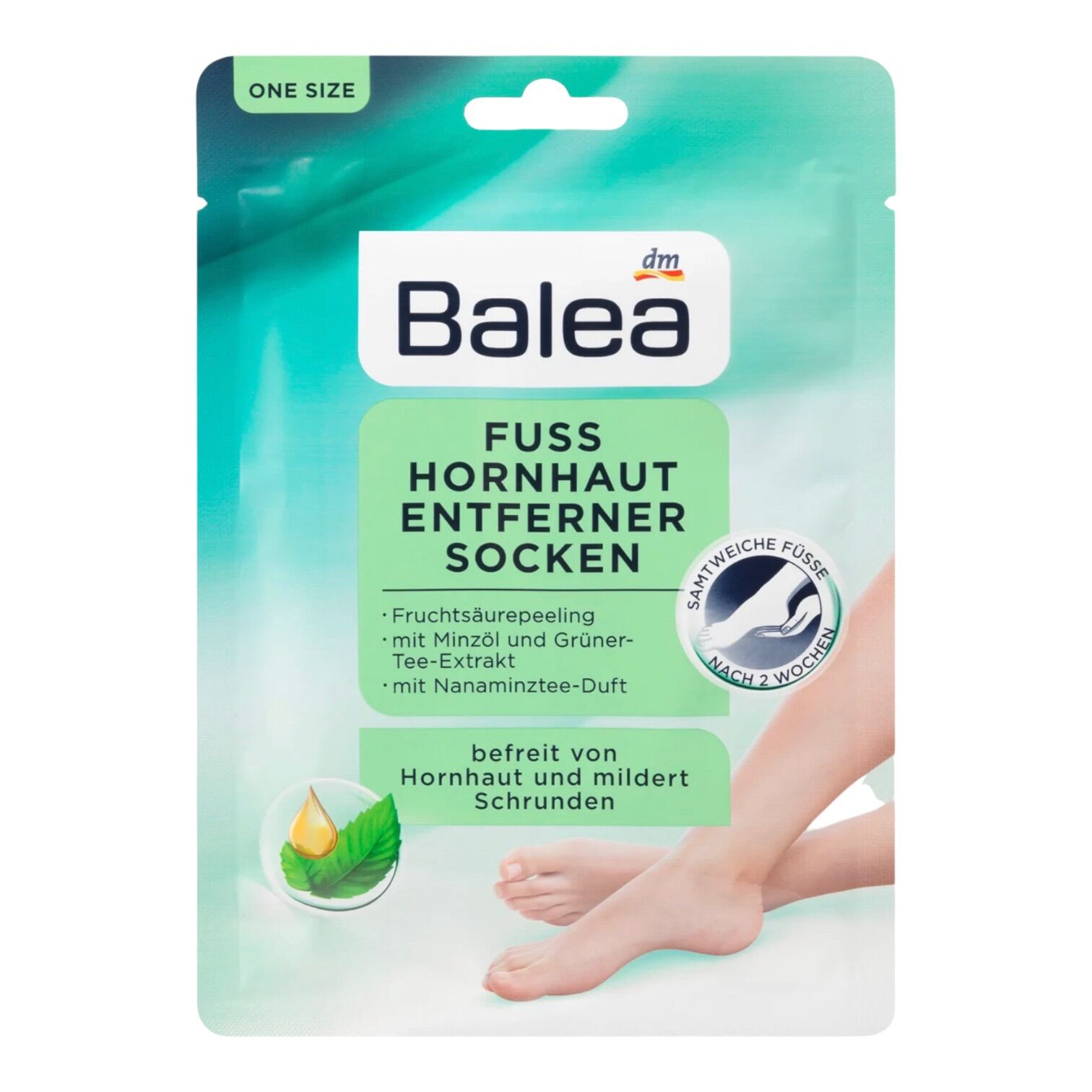 Mặt nạ ủ dưỡng da chân mịn màng Balea Đức