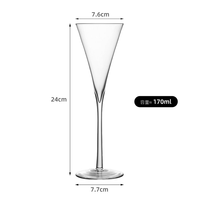 Không Chì Pha Lê Ly Rượu Champagne Kiểu Chữ V Cốc Sáng Tạo Martini Cup Bong Bóng Ly Rượu Ly Uống Rượu Cocktail Ly Rượu Ly Rượu Vang Đỏ Ly Rượu Ly Chân Cao