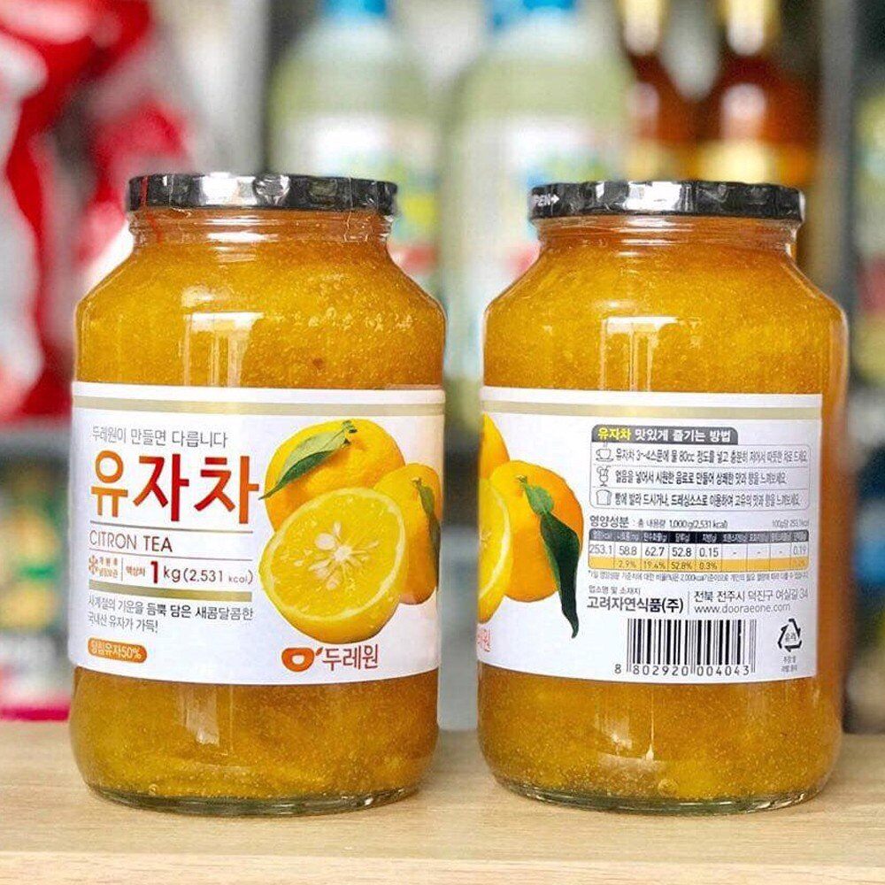 Mật ong chanh Hàn quốc hủ 1kg