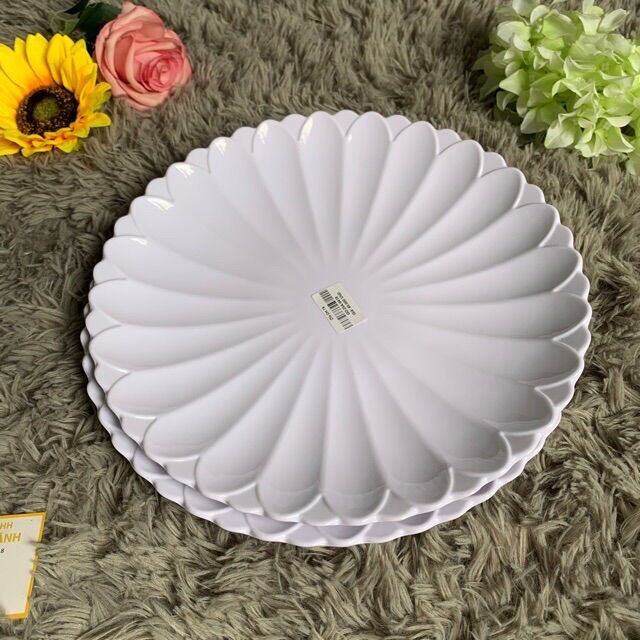 Đĩa nhựa fataco đĩa DH 79 màu trắng