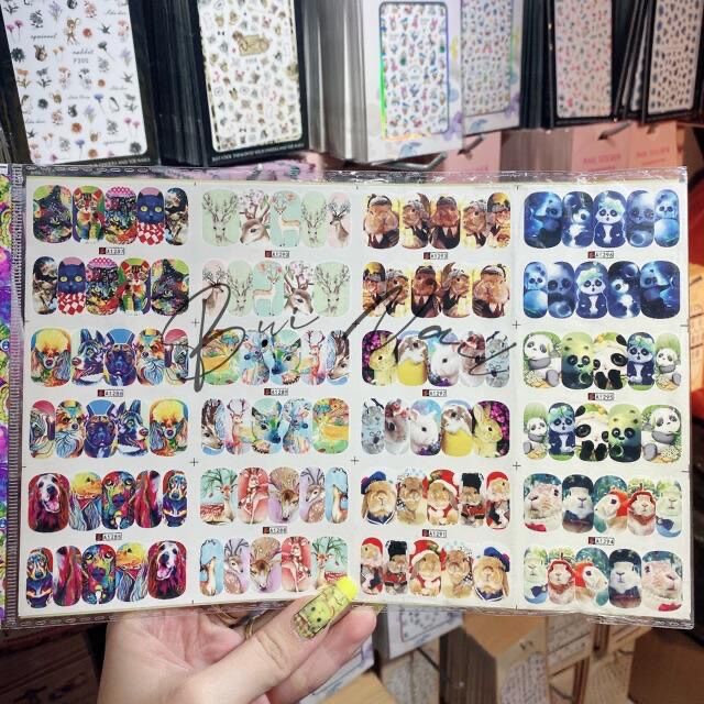 Sticker nước tấm to