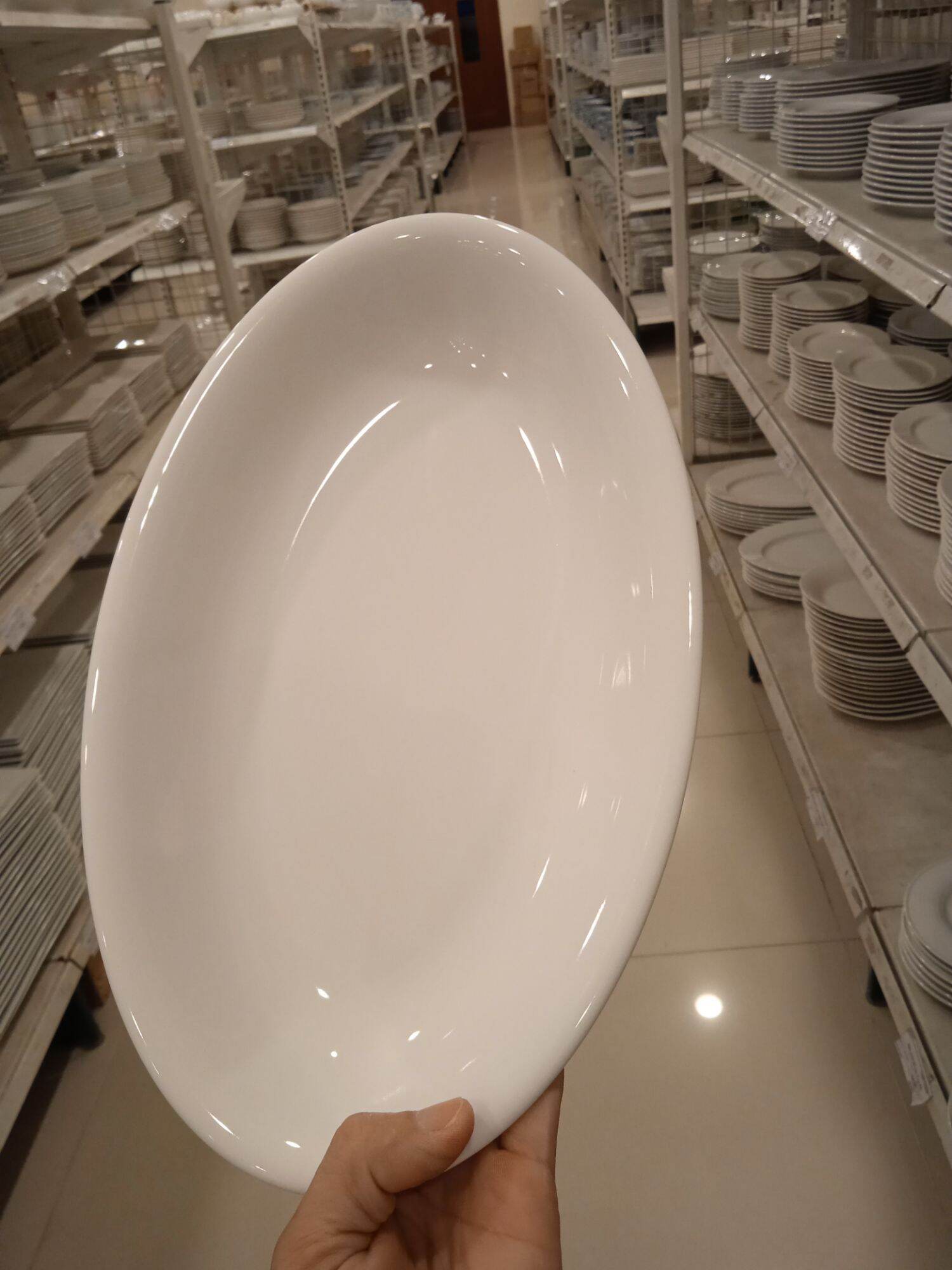 Set 2 dĩa oval - gốm sứ Minh Long