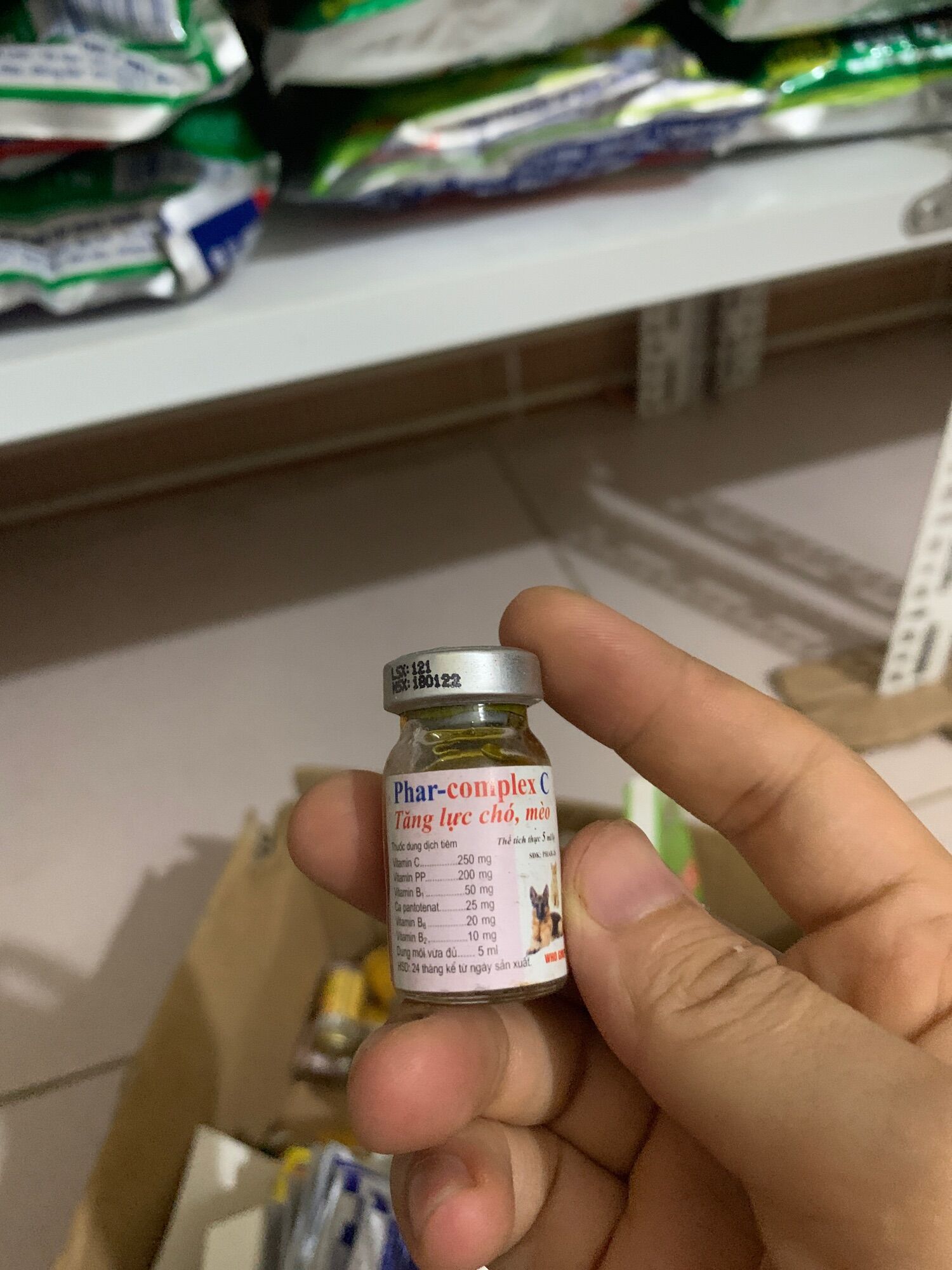 Thuốc bổ cho chó mèo,tăng lực,bổ sung vitamin 5ml