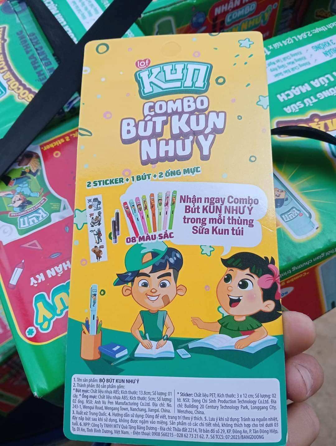 Combo bút kun như ý màu mực tím