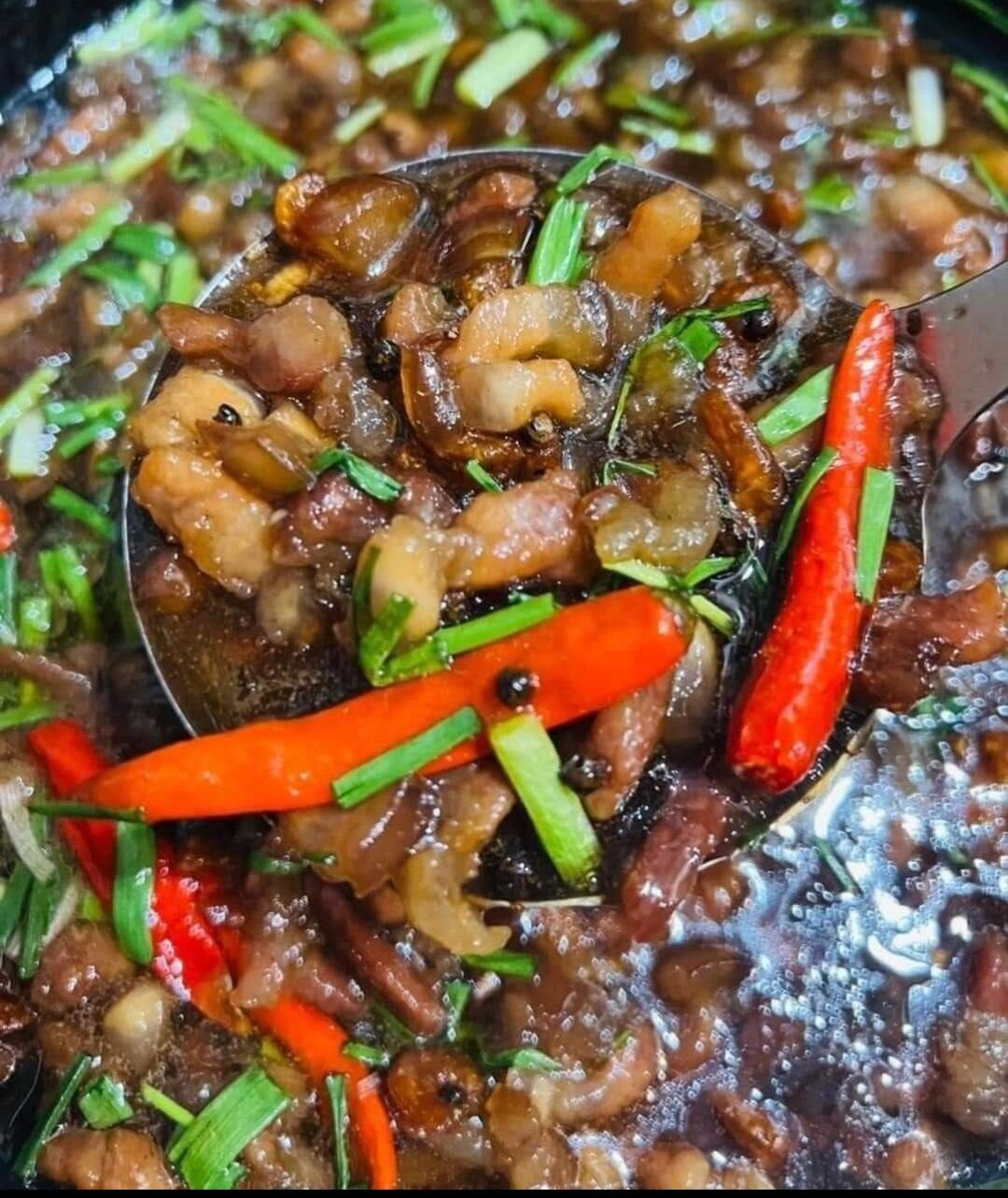 Kho quẹt tóp mỡ tôm khô (400gr)