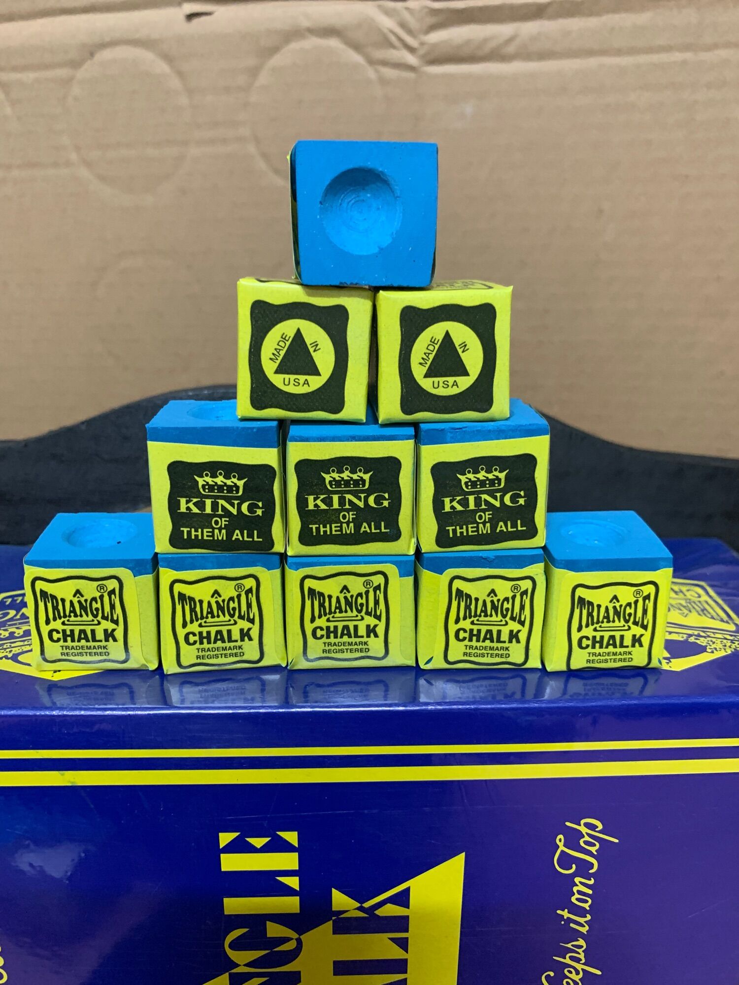 Lơ bida king xanh giá tốt 195k/hộp/144v