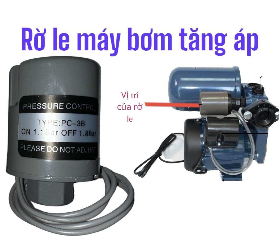 Công tắc áp suất Máy bơm tăng áp PC-3B