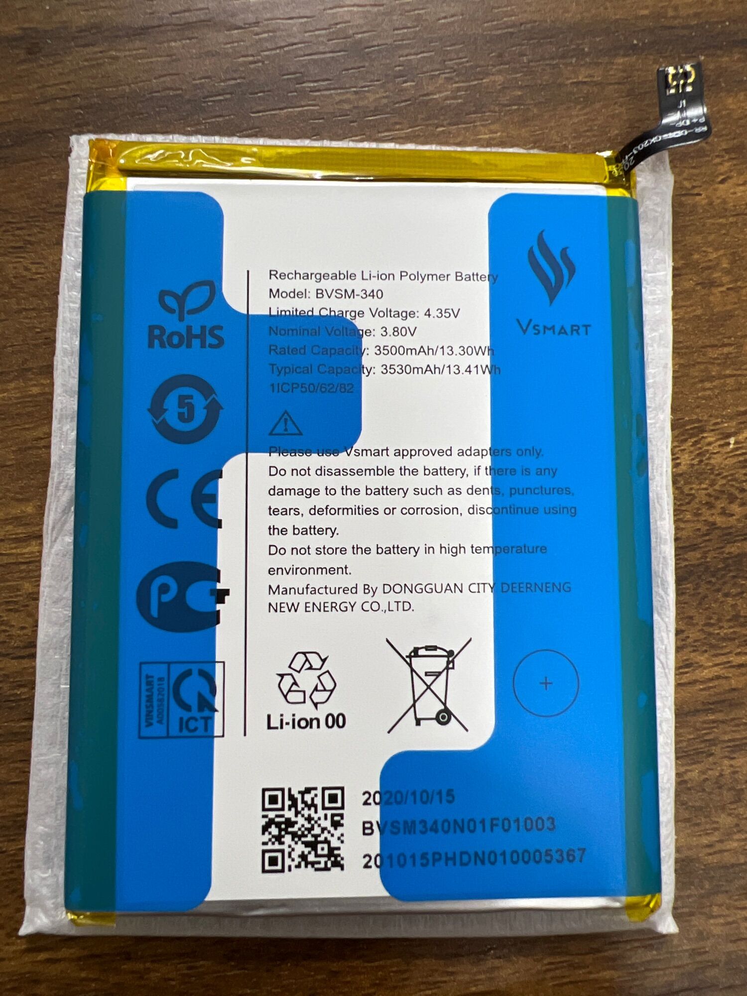 Pin vsmart star4 bvsm-340