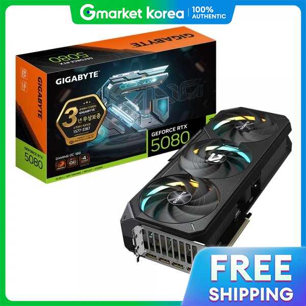 GIGABYTE | Gigabyte Geforce Rtx 5080 Gaming Oc D7 16Gb Jch Giá 53,311,500 Đồng*Miễn phí vận chuyển