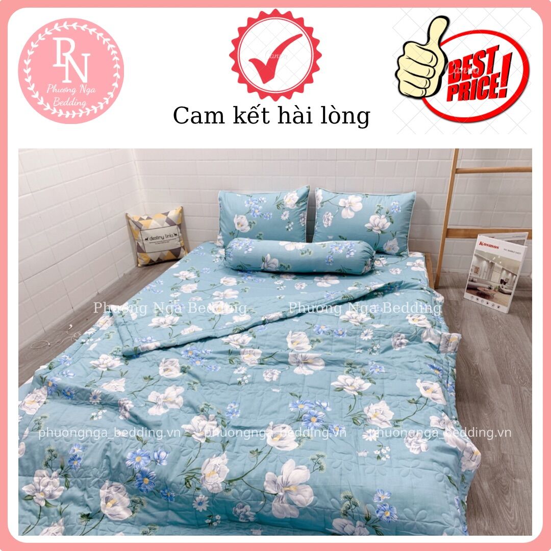 [HCM][Nệm cao]Ga lẻ 1m8 x 2m Cotton Thắng Lợi chuẩn logo (Không áo gối dùng cho nệm cao từ 16-25cm)