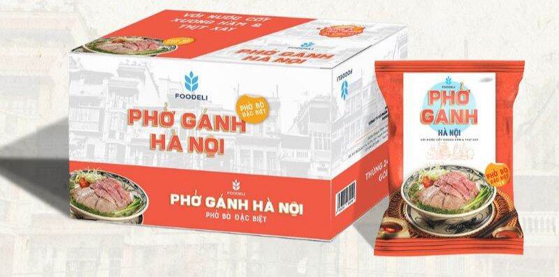 Thùng phở gánh ăn liền 24 gói × 75gr