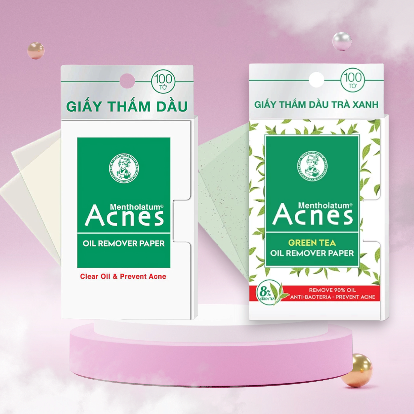 Giấy thấm dầu acnes 50 tờ / 100 tờ