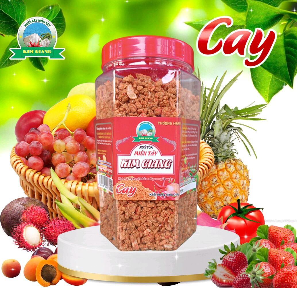 muối tôm Miền Tây Kim Giang 300 g - Cay