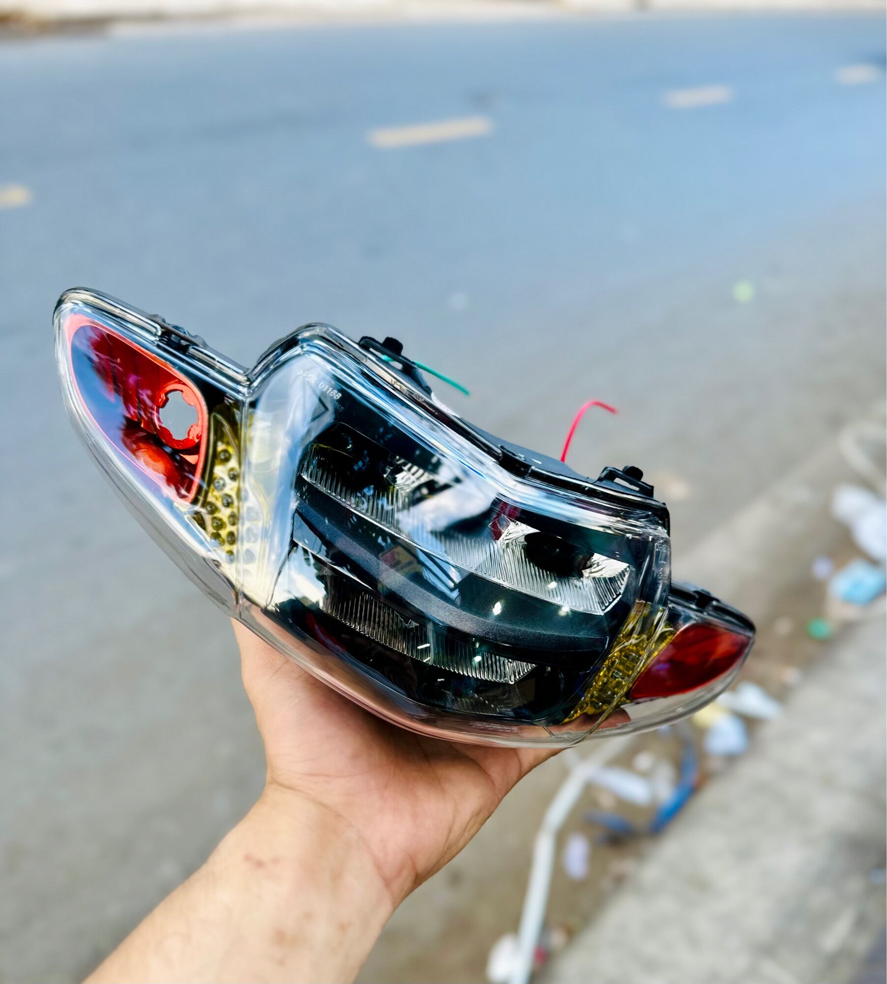 Pha đèn 2 tầng Wave anpha ZX Light Chính Hãng