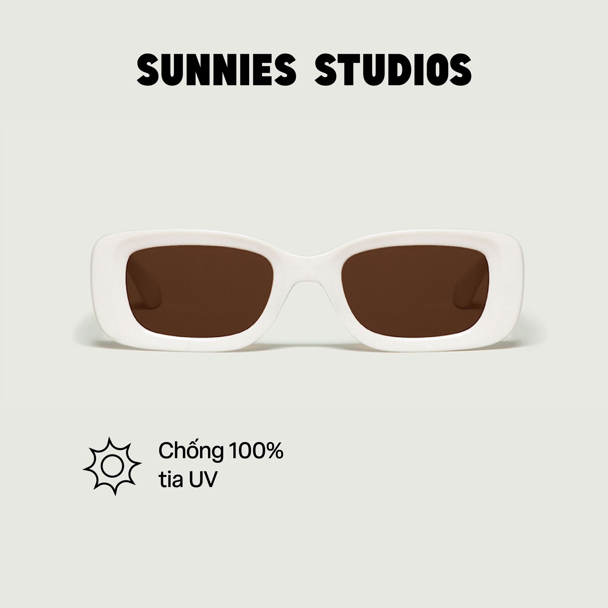 {HOT} Kính Mát Sunnies Studios Domino Cream + Hình Thật