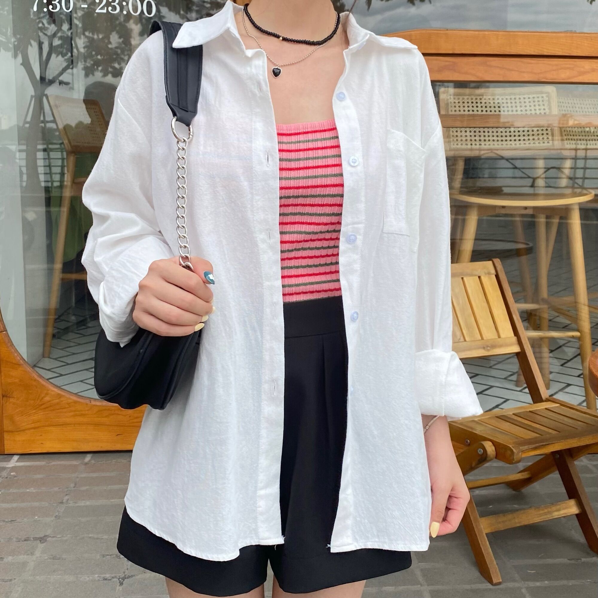 quini.made - Áo Sơ Mi Form Rộng - Linen Basic Shirt